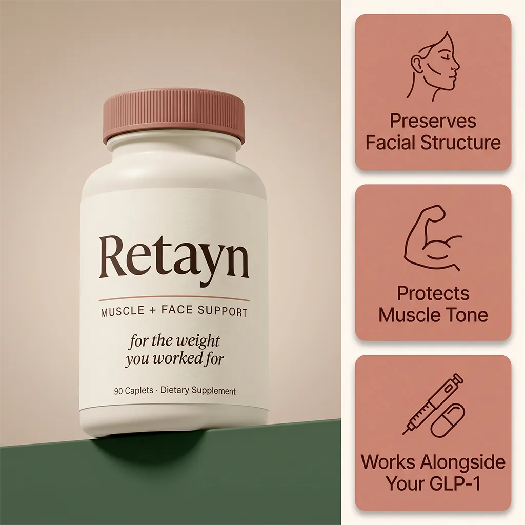 Retayn — Muscle + Face Support for Women on GLP-1s