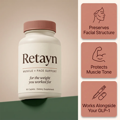 Retayn — Muscle + Face Support for Women on GLP-1s