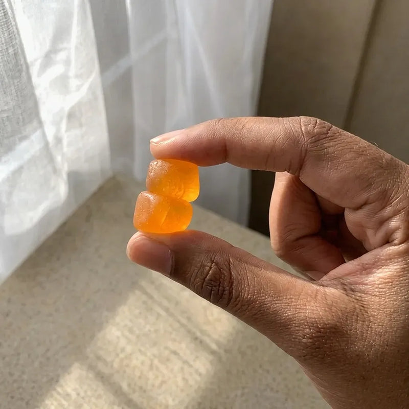 Eat two gummies